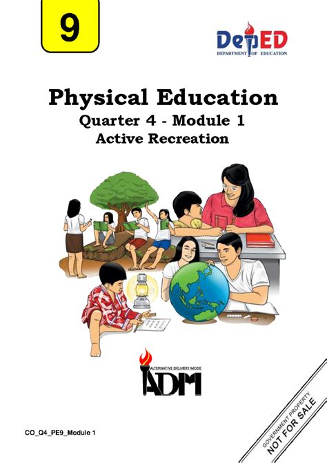 pe q4 module 1|Physical Education: Quarter 4 .